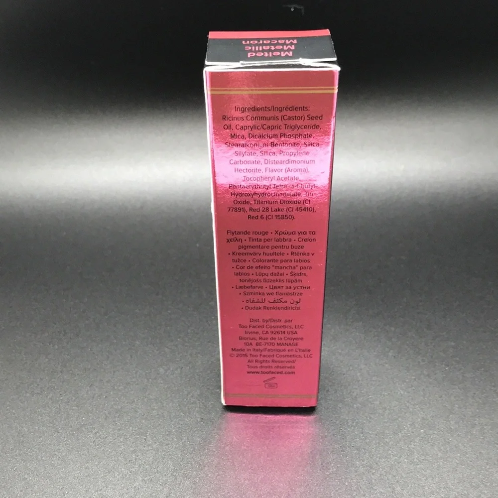 Too Faced Melted Metallic Macaron Liquid